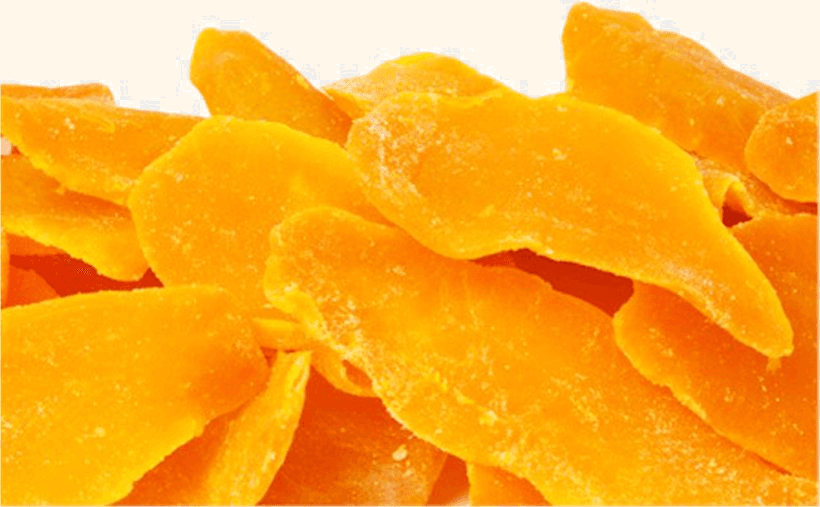 Premium dried mango pieces